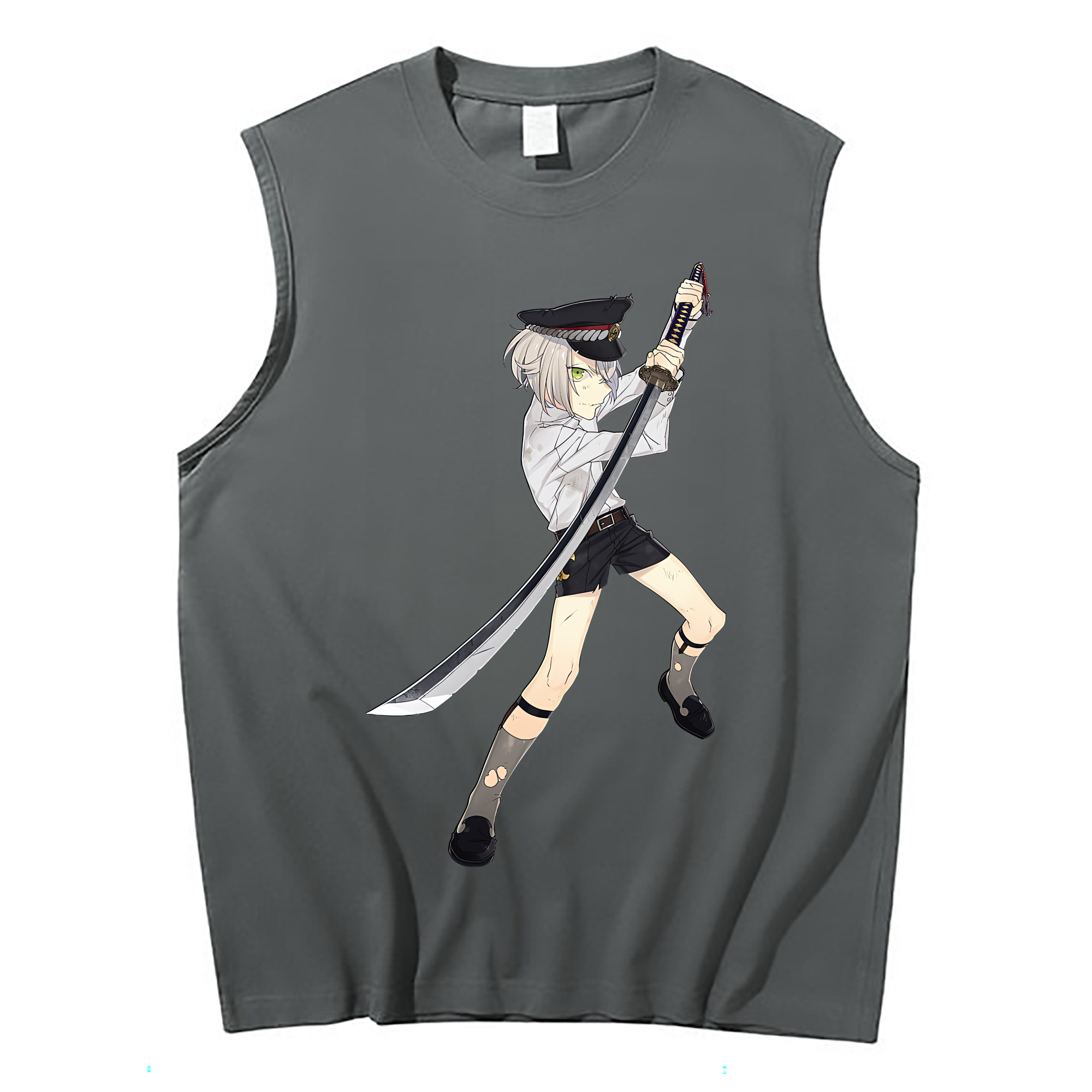 （画像用） 刀剣乱舞 Touken Ranbu コットン100％タンクトップ（フロントプリント）